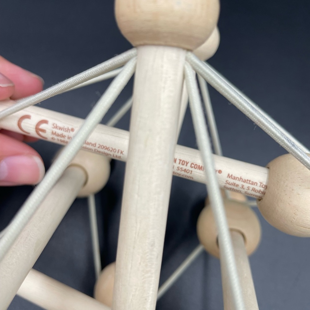 Manhattan Toy company natural beige neutral color wooden activity Toy - Picture 6 of 7